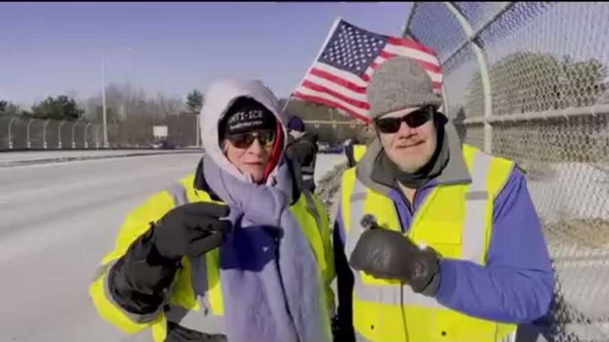 Why Volunteers Protest on Bridges in Nashua, NH | New Hampshire Bridge Brigade for Democracy